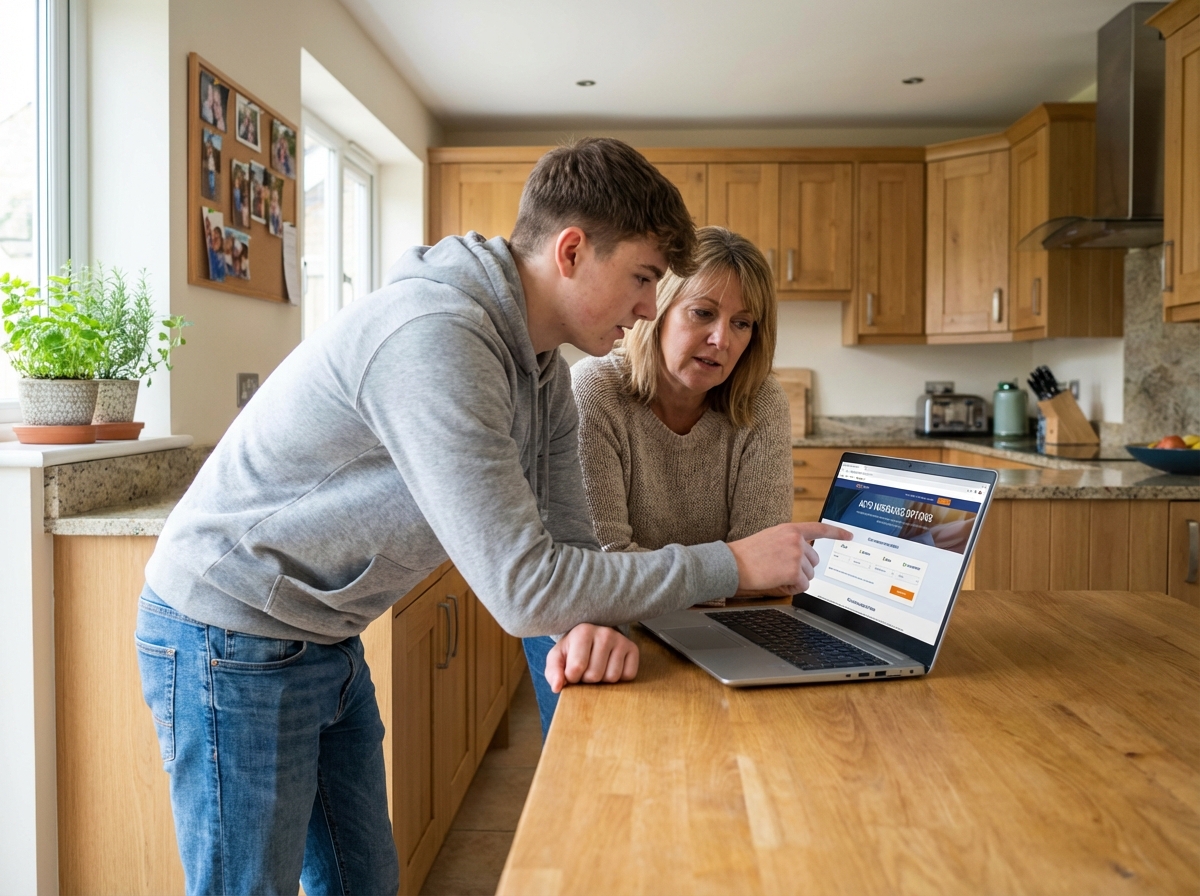 Adolescent discutant d